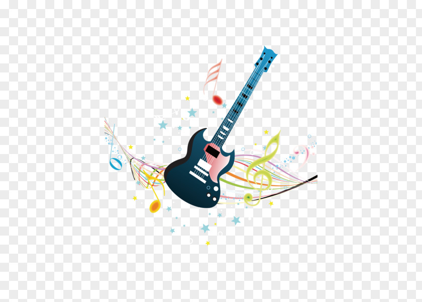 Musical Note Background Music Illustration PNG note music Illustration, guitar clipart PNG
