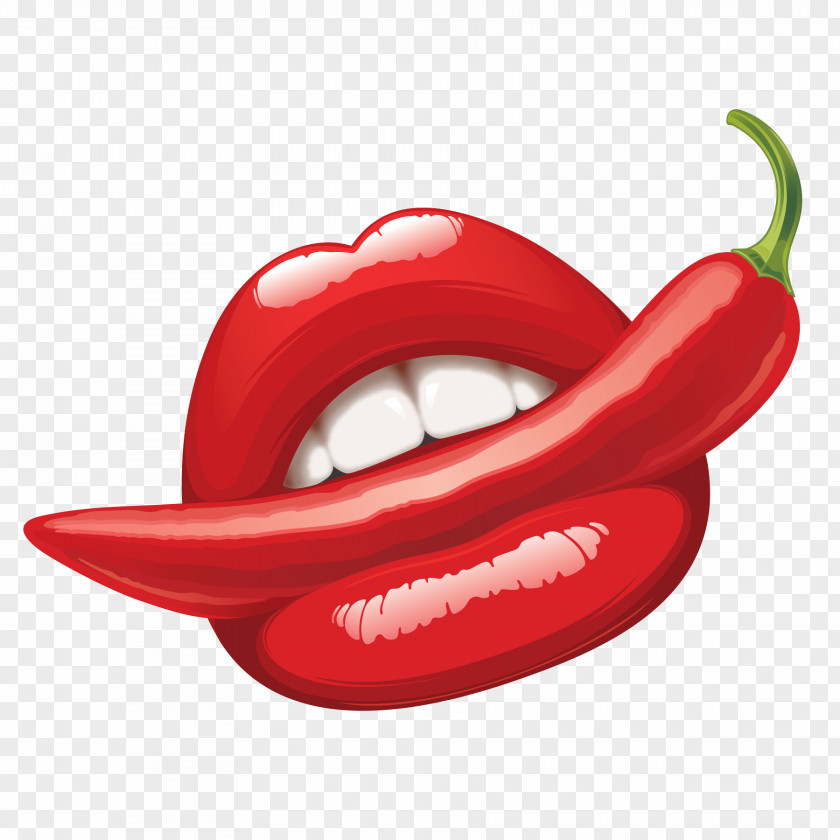Tabasco Pepper Cayenne Serrano Food Malagueta PNG pepper pepper, sexy lips, lips bites red chili illustration clipart PNG