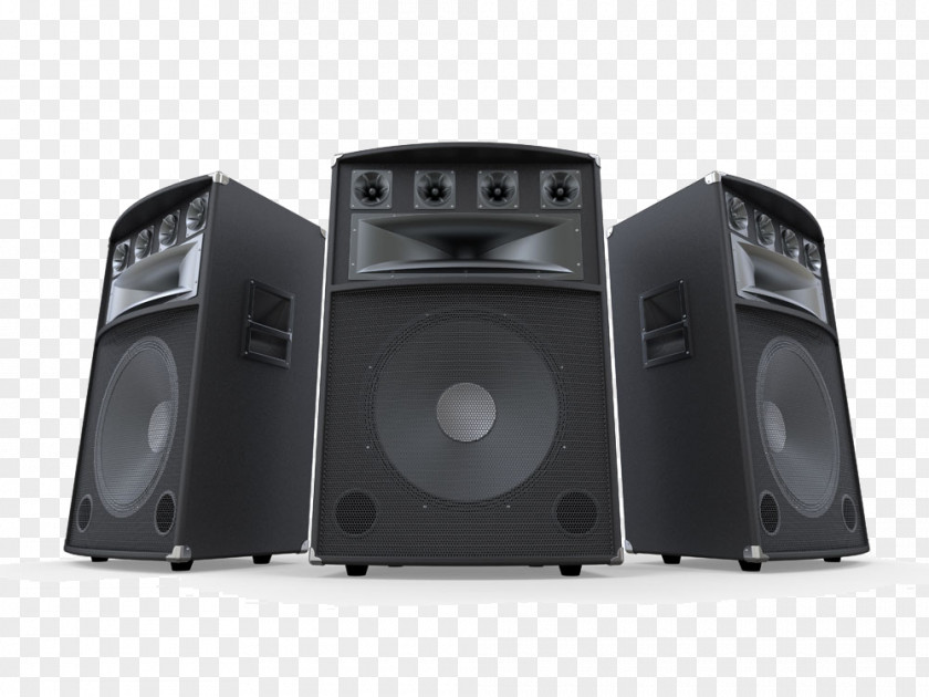 Black Speaker Loudspeaker High Fidelity Audio Electronics Power Amplifier PNG