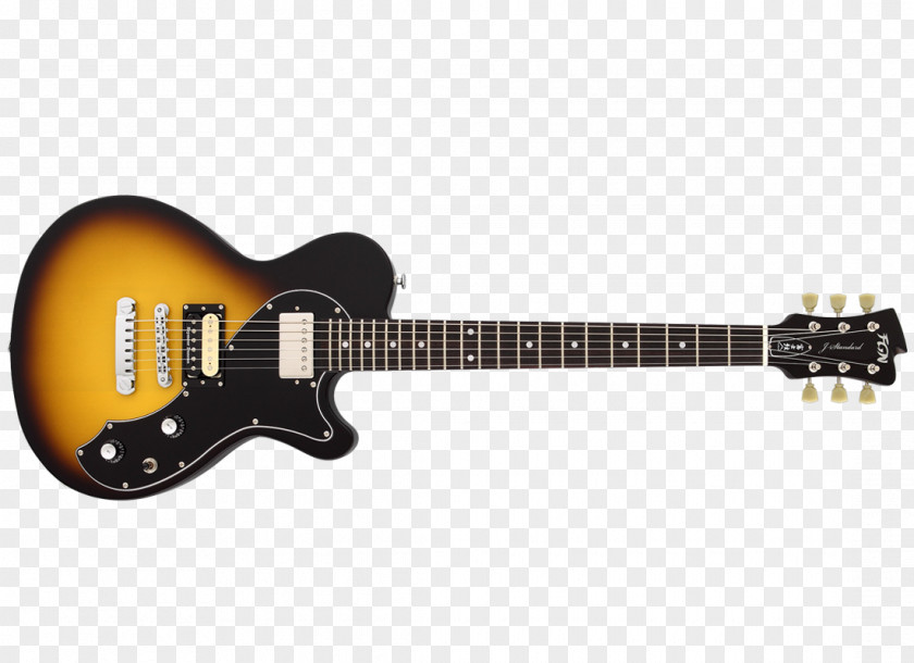 Electric Guitar Gibson Les Paul Junior Sunburst Epiphone PNG