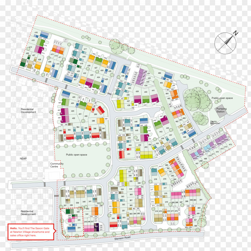 Map Urban Design Plan PNG