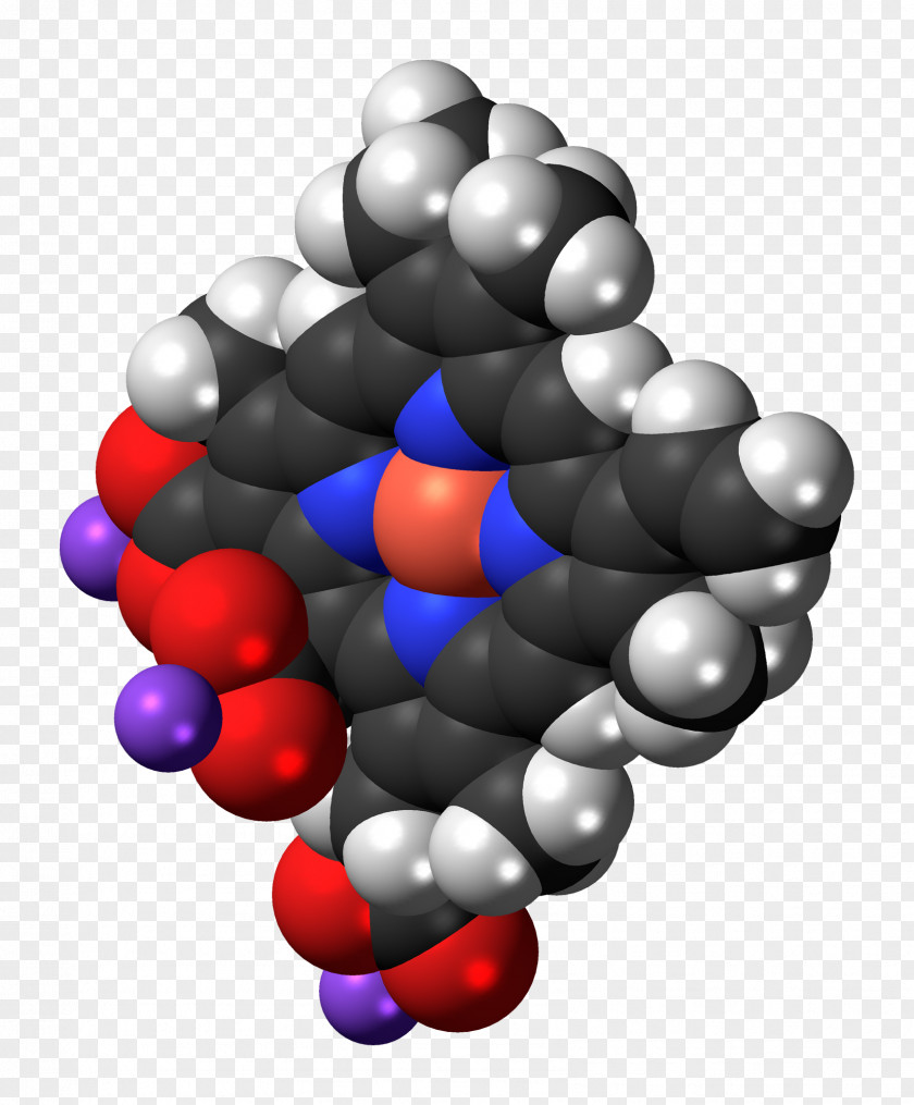 Molecule Chlorophyll A Biological Pigment Space-filling Model B PNG
