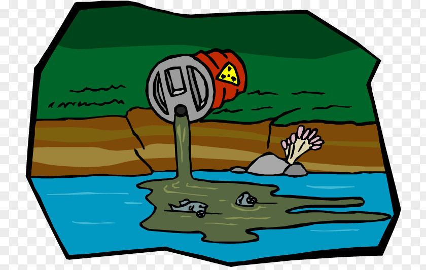 River Pollution Clip Art Illustration Hazardous Waste Water PNG