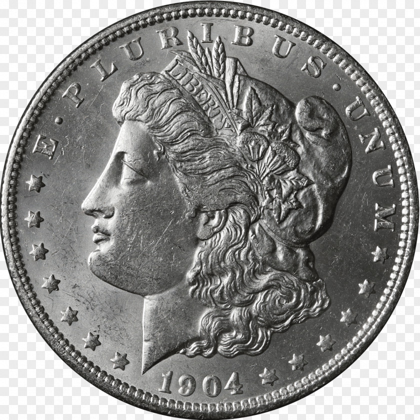 Coin Quarter Morgan Dollar United States PNG