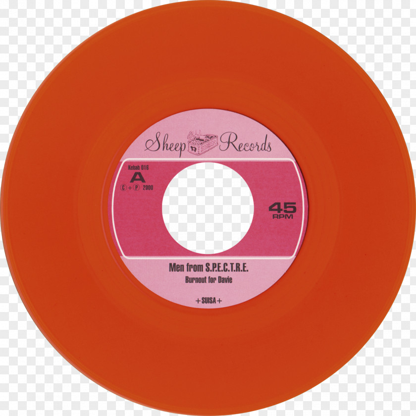 Design Compact Disc CIRCLE Orange PNG