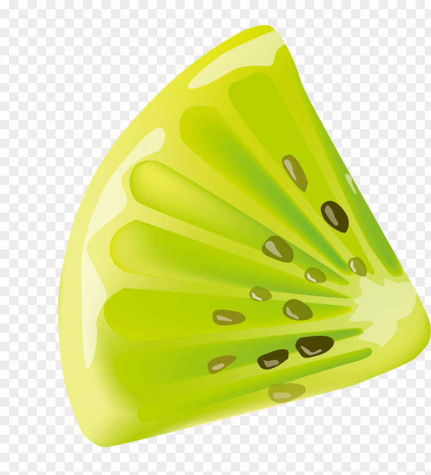 Hand Painted Green Kiwi Kiwifruit Juice PNG