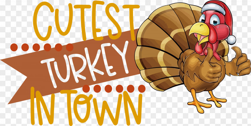 Cutest Turkey Thanksgiving Turkey PNG