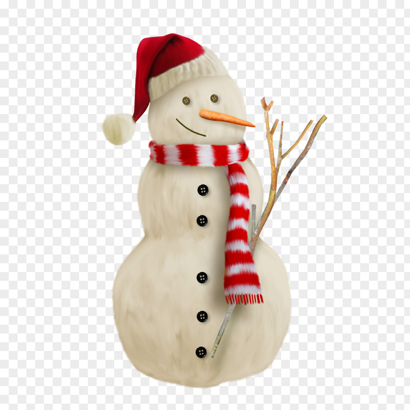 Snowman Christmas Card Hat PNG