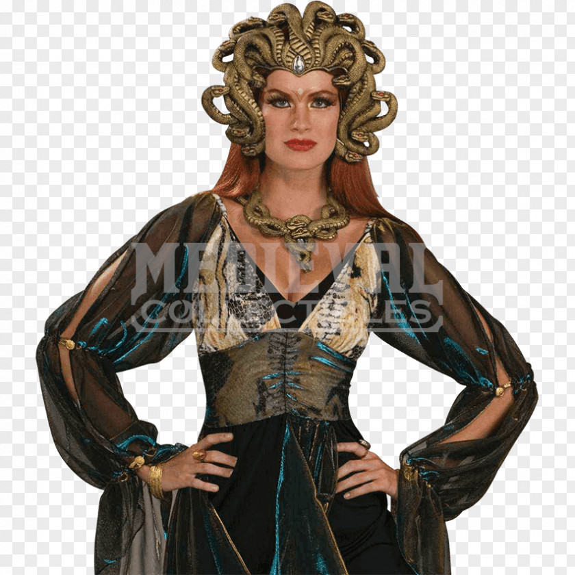 Woman Medusa Costume Party Halloween Headgear PNG