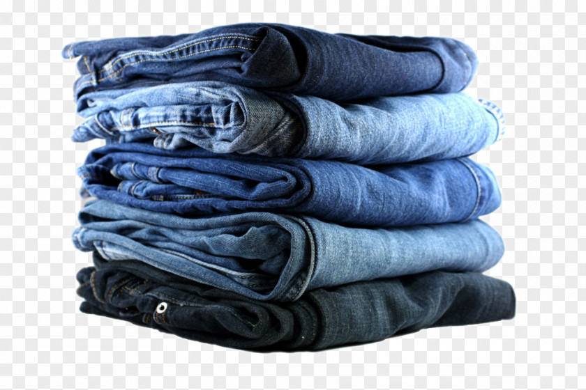 A Stacked Pair Of Jeans Denim Stock Photography Clothing Fly PNG