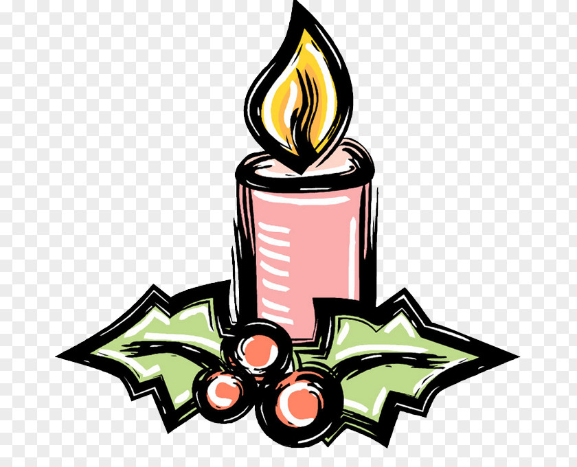 Candle Christmas Clip Art PNG