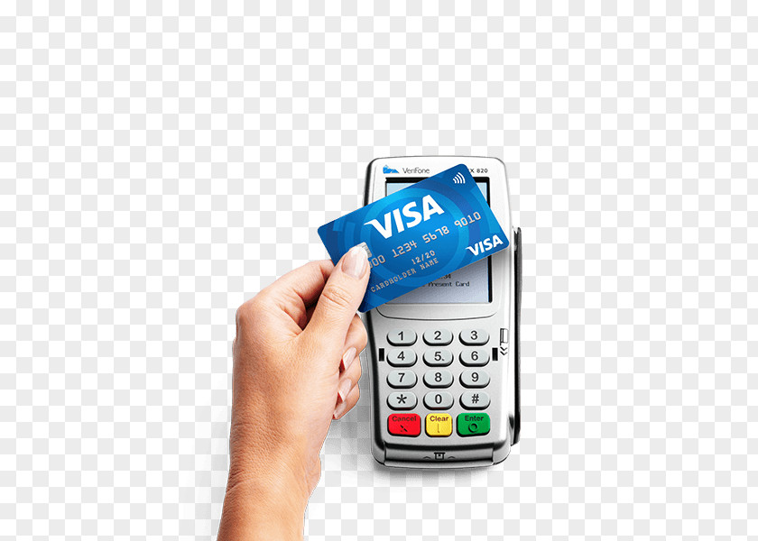 Credit Card Contactless Payment Visa PNG