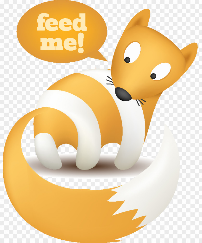 Fox Cute Animal Theme Subscribe To Rss Icon Vector Material 
