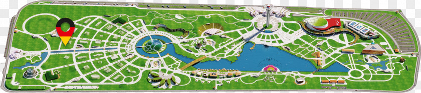 Project Expo 2016 German Garden Site Plan Map PNG