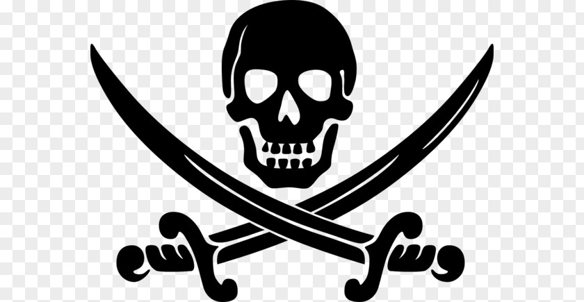 Skull Crossbones Piracy Clip Art PNG