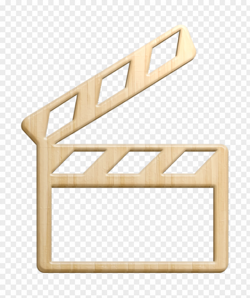 Slate Icon Clapperboard Cinema PNG