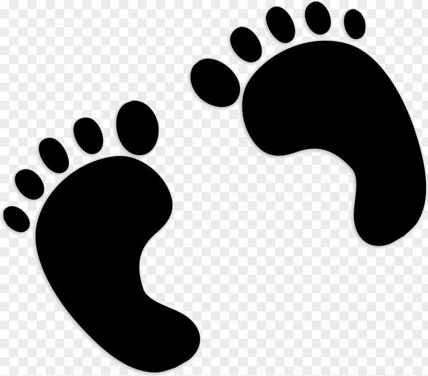 Footprints Infant Clip Art PNG