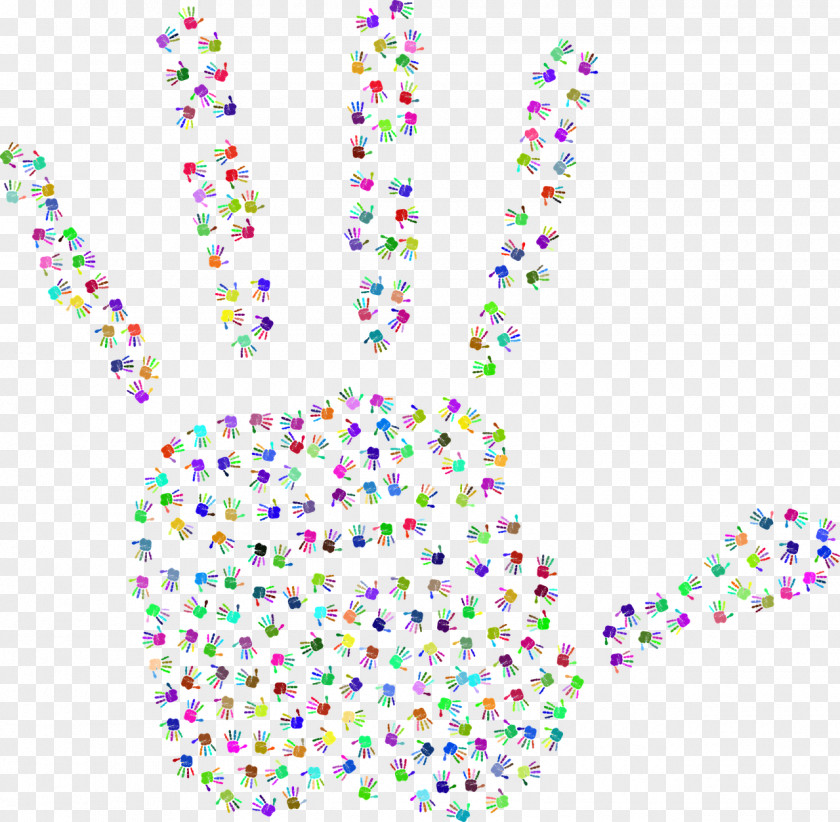 Hand Fractal Clip Art PNG