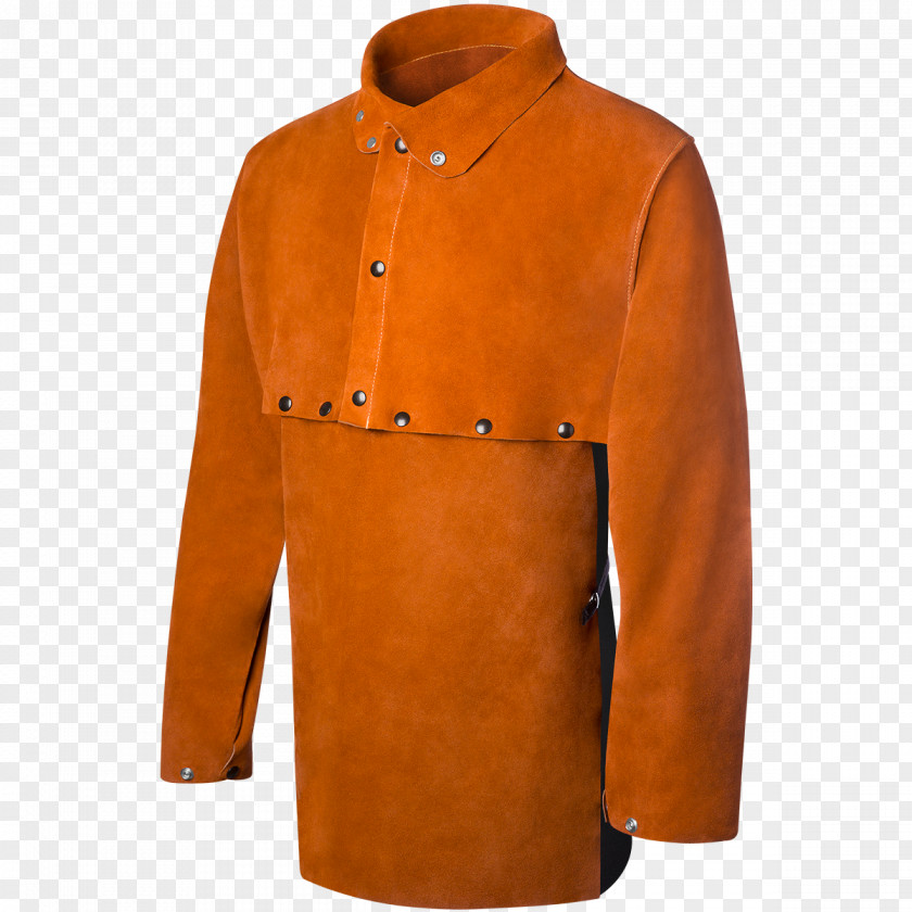 Jacket Sleeve Welding Leather Cowhide PNG