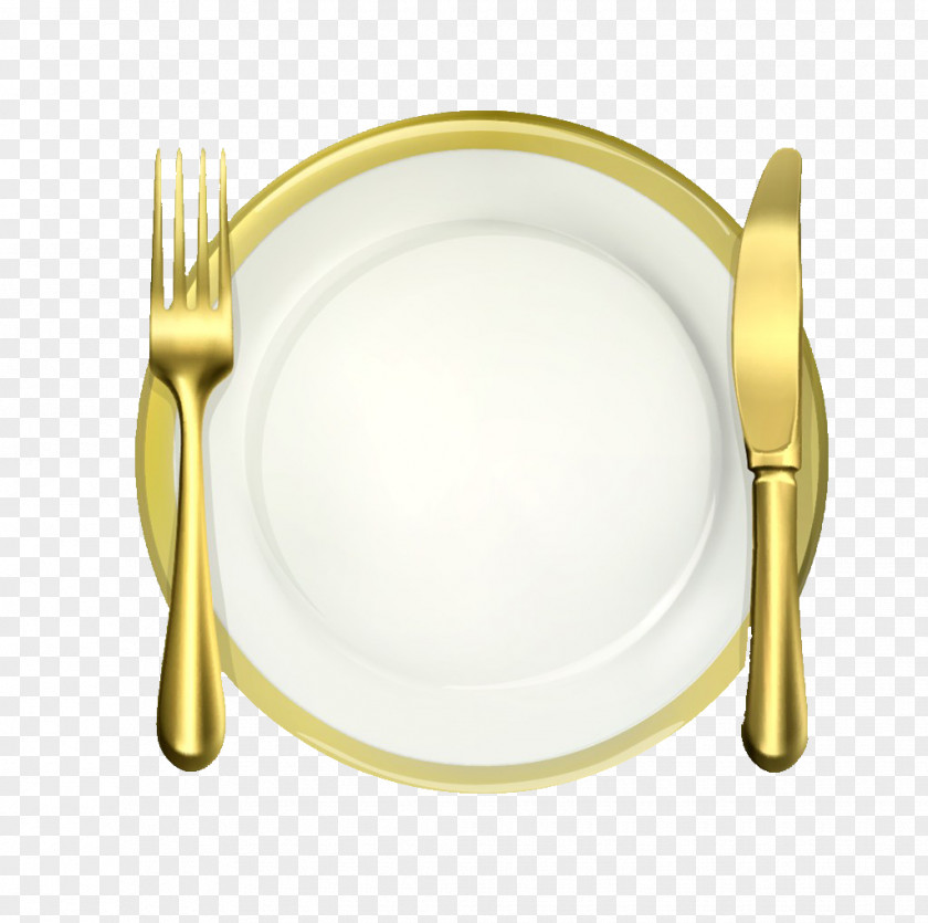 Plate Knife And Fork Cutlery Tableware PNG