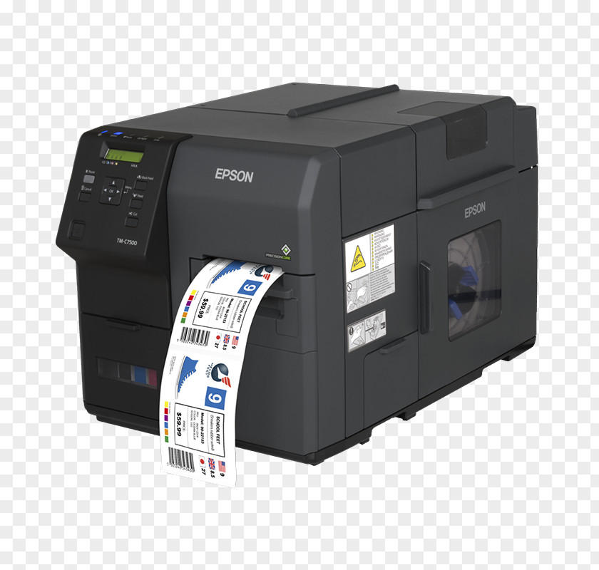 Printer Label Epson Inkjet Printing PNG