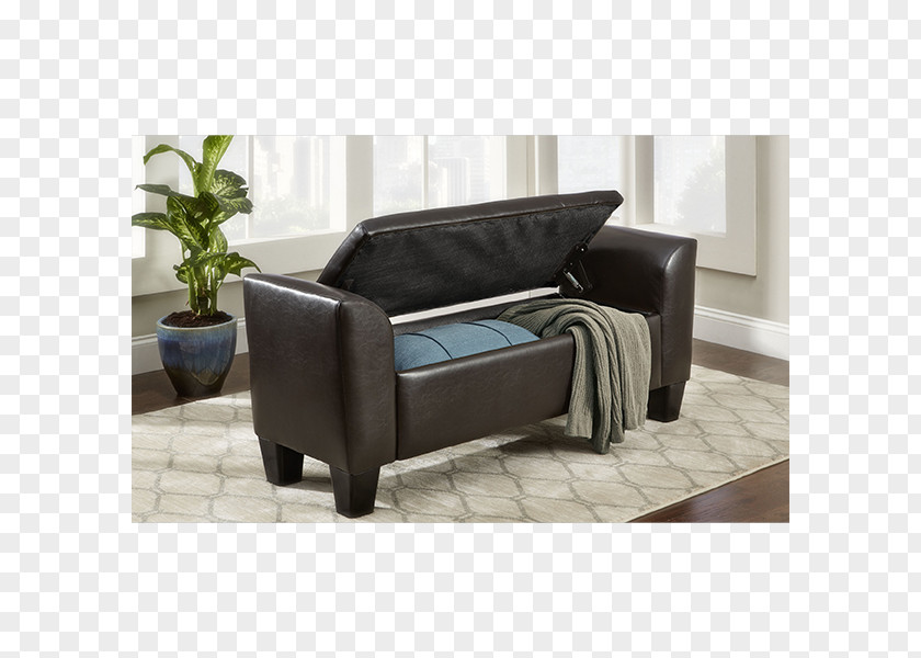 Bonded Leather Port Faux (D8482) Bench Chair Sofa Bed Couch PNG