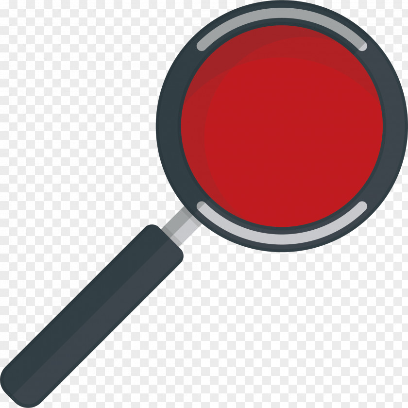 Cartoon Magnifying Glass Material Vecteur PNG