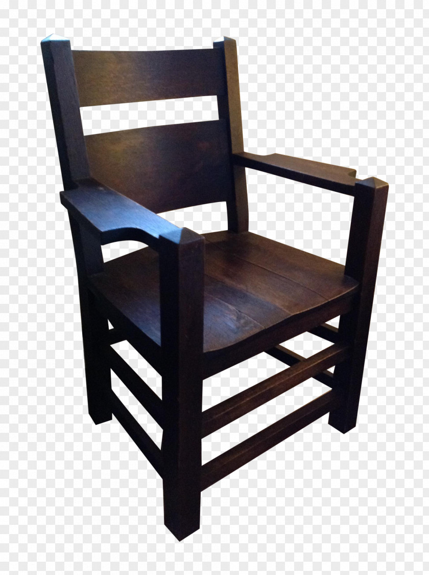 Chair Armrest Wood Garden Furniture PNG