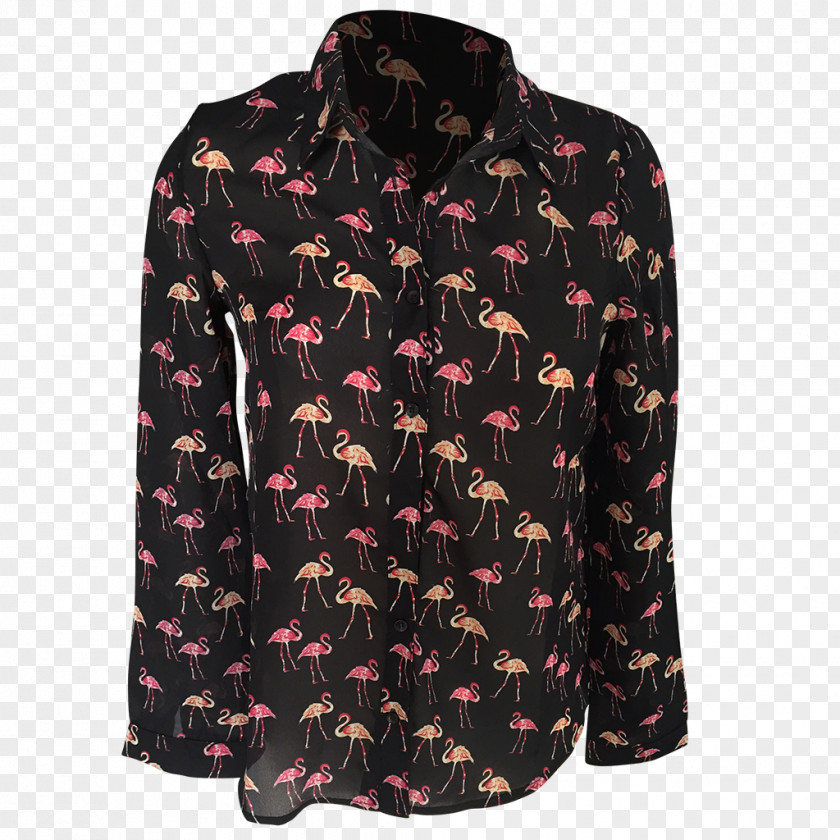 Flamingo Love Blouse T-shirt Greater Sleeve Clothing PNG