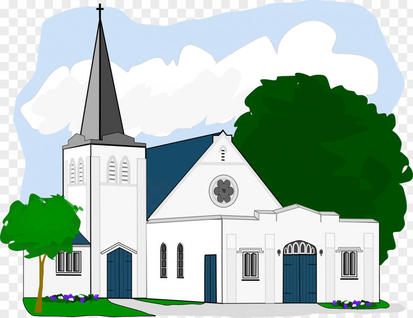Gothic Christian Church Clip Art PNG