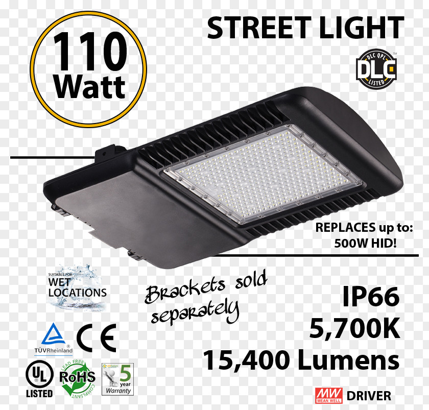 Luminous Efficiency LED Street Light Lamp Light-emitting Diode PNG