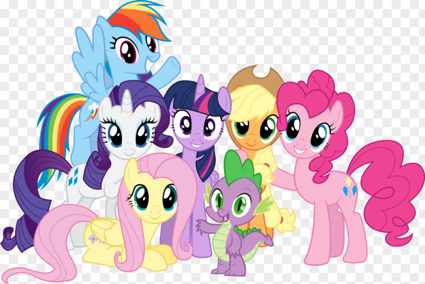 Meet Pony Rainbow Dash Spike Pinkie Pie Twilight Sparkle PNG
