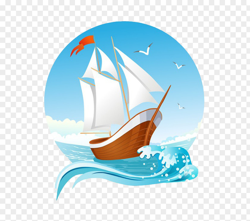 Ship Sailing Sailboat PNG