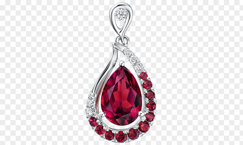 Swarovski Jewelry Garnet Pendant AG Ruby Jewellery PNG