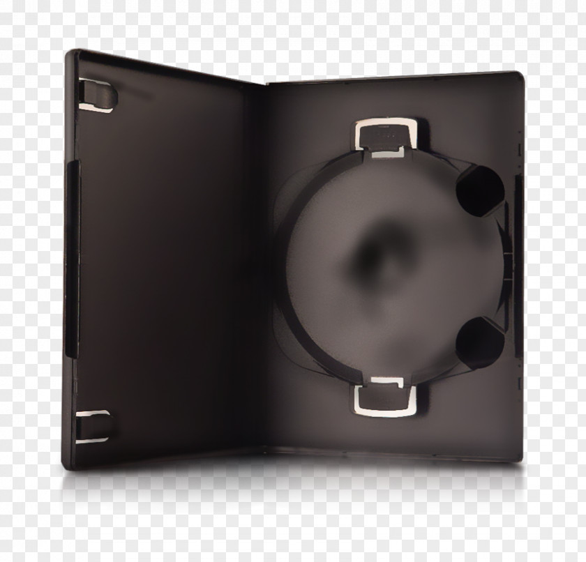 Black CD Disc Box Compact DVD Computer Speakers Icon PNG