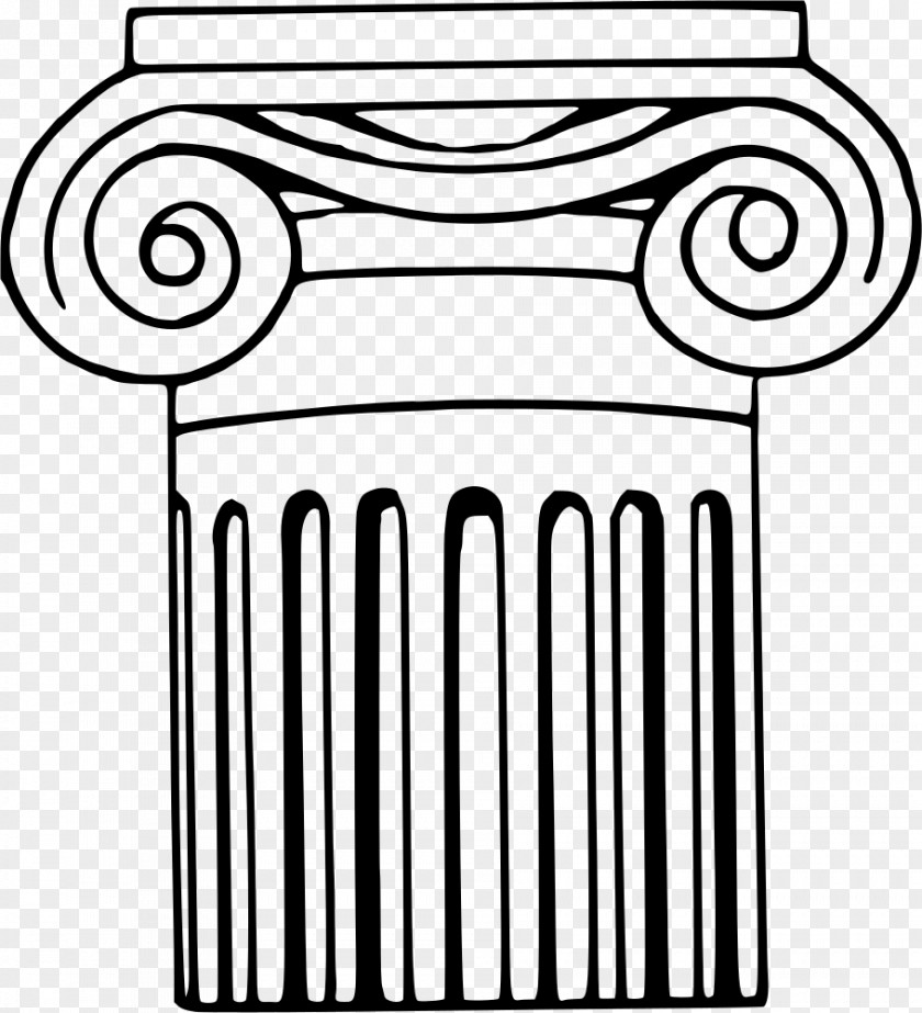 Column Clip Art Openclipart Classical Order Free Content PNG