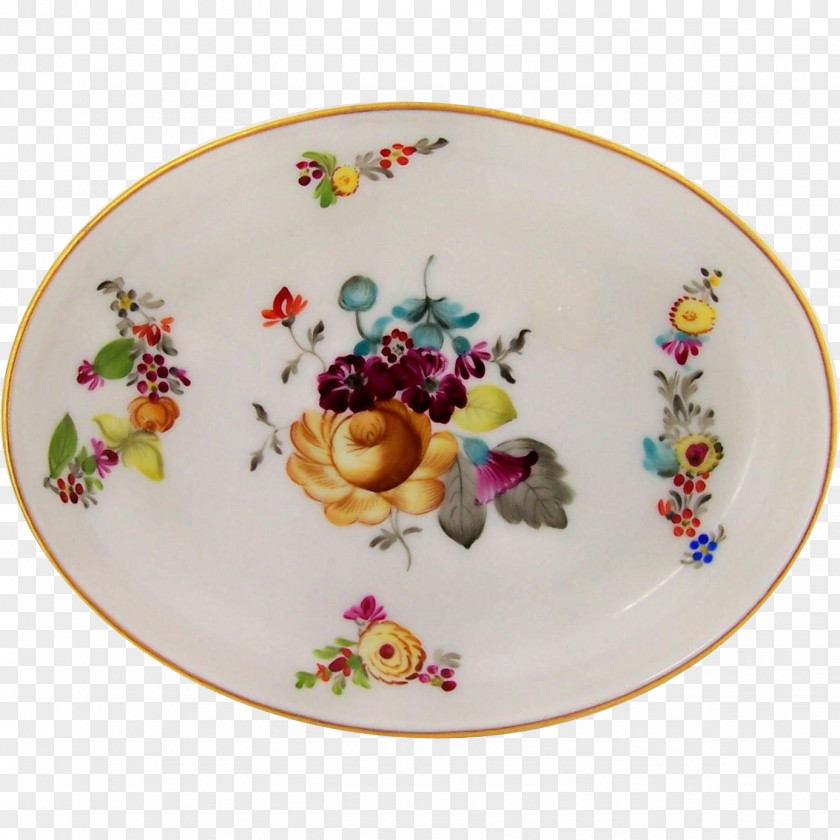 Plate Herend Porcelain Manufactory Tableware PNG