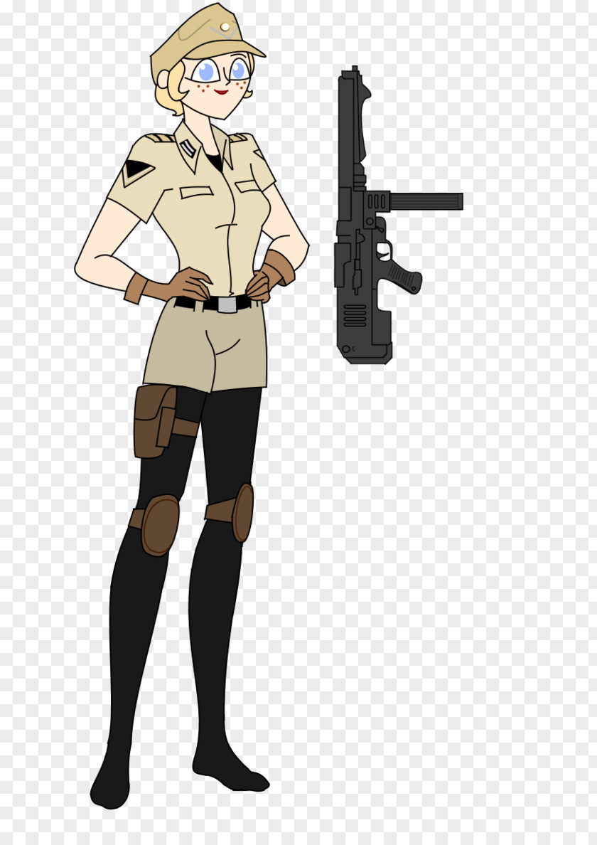 Soldier Mercenary Cartoon Gun PNG