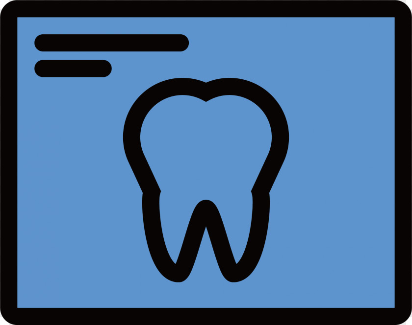 Blue Teeth Dentistry Tooth Pathology Icon PNG