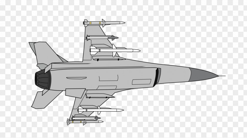 F-16 Fighter Aircraft General Dynamics Fighting Falcon Artist Airplane PNG