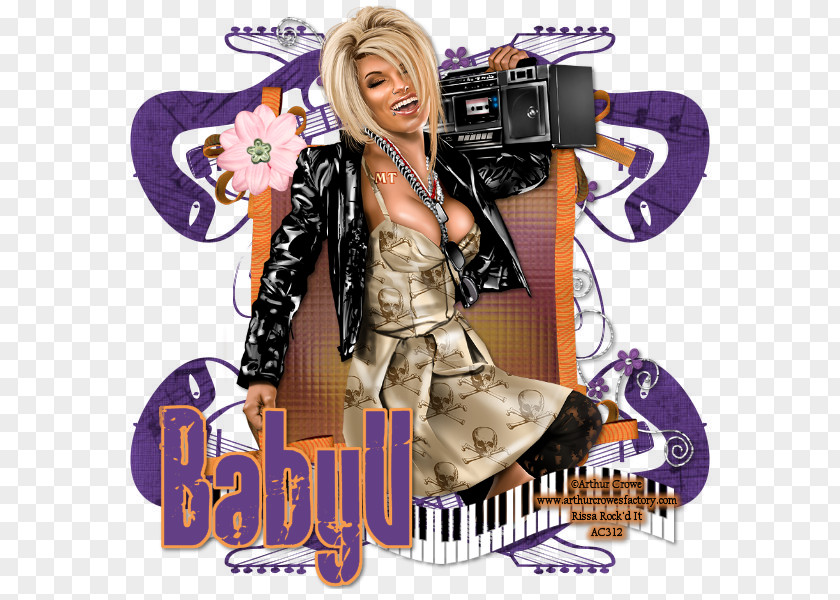 Rock Baby Album Cover PNG