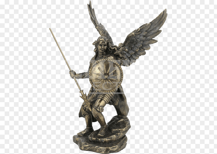 Crucifixion Raphael Michael Gabriel Archangel Statue PNG