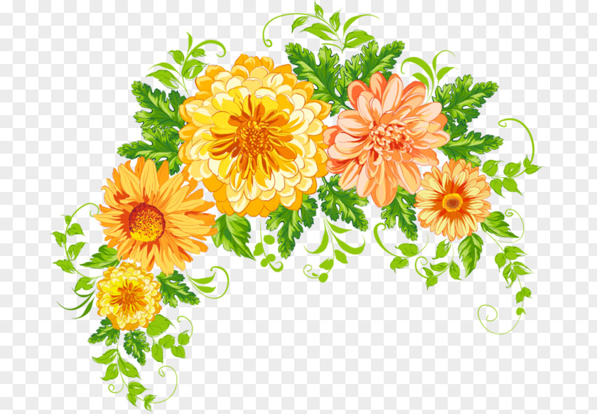 Flower Ornament Clip Art PNG