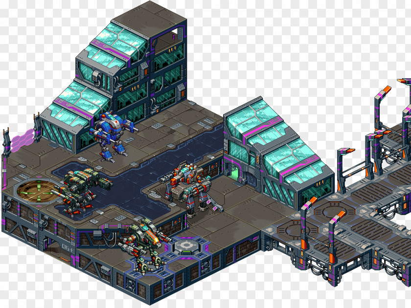 Isometric City Motherboard Electronics Electronic Engineering Microcontroller PNG