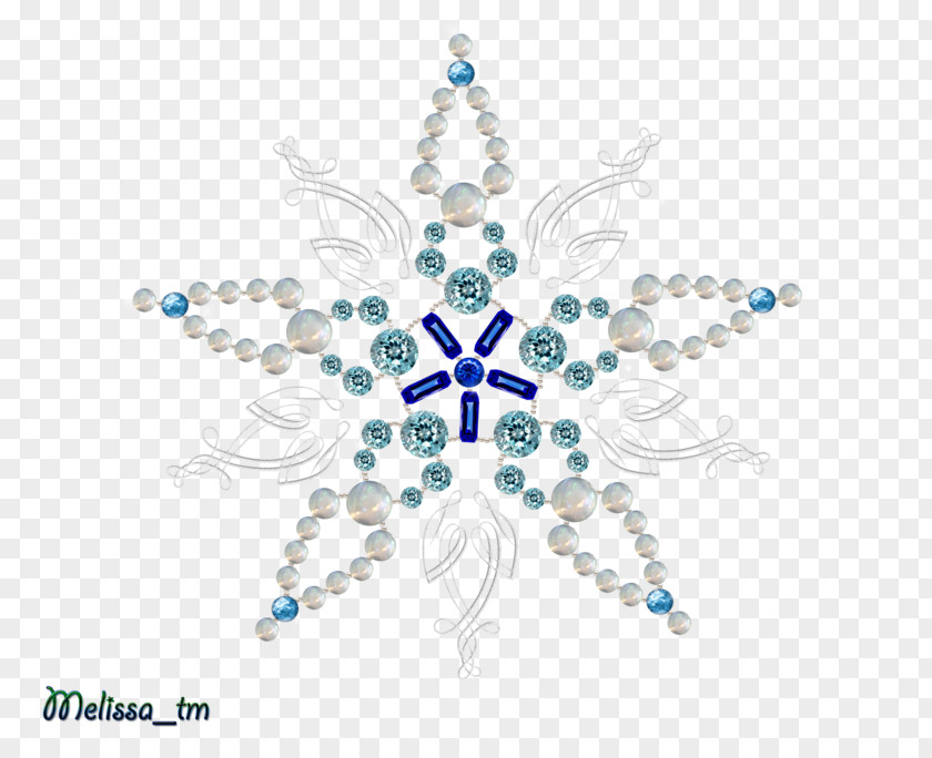 Pearls Jeweled Snowflake Jewellery PNG