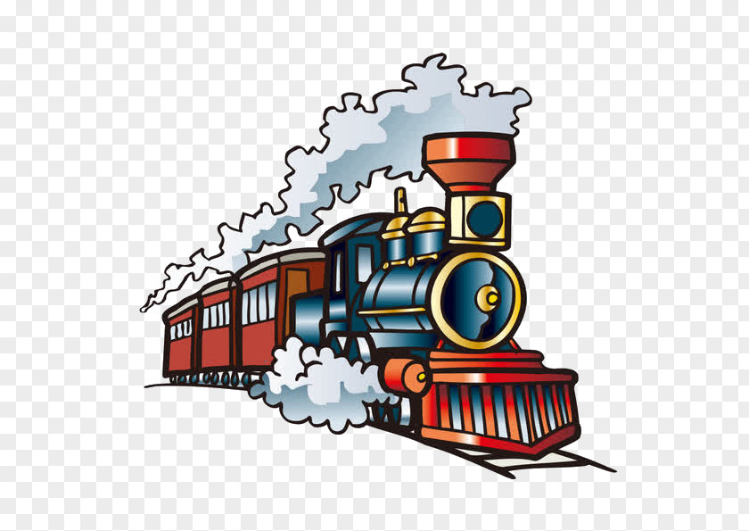 Steamtrain Train Rail Transport Steam Locomotive Car PNG