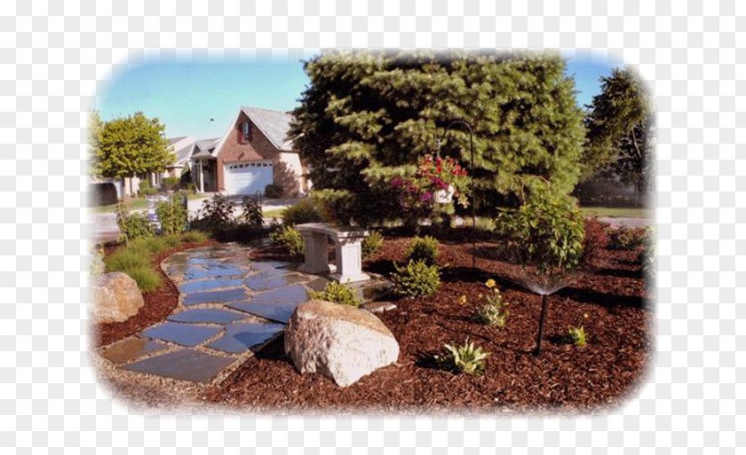 Aesthetic Leaf Gardener LLC Backyard Lawn Front Yard PNG