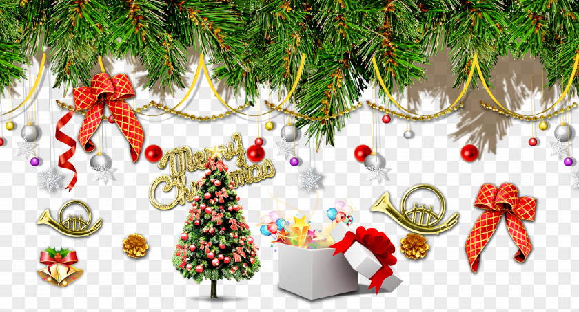 Creative Christmas Package Tree Ornament Holiday PNG
