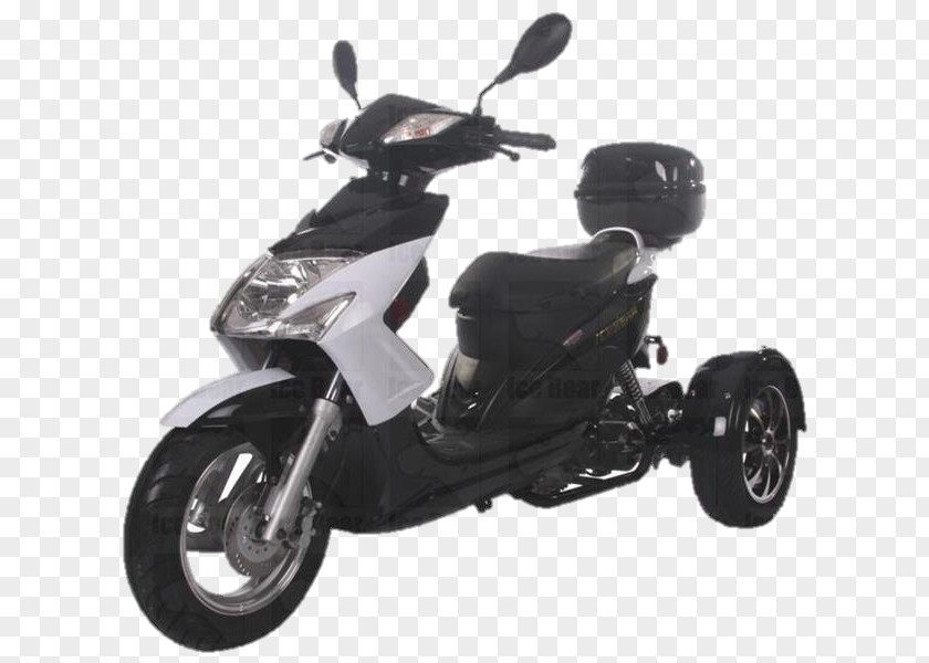 Gas Motor Scooters Scooter Motorized Tricycle Moped Motorcycle Three-wheeler PNG