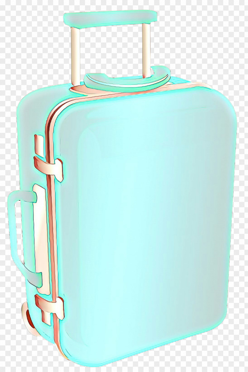 Travel Luggage And Bags Suitcase Turquoise Aqua Hand Baggage PNG